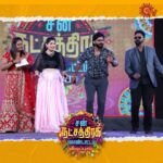 Papri Ghosh Instagram - Cute Pair 😍 Stills from Sun Natchathira Kondattam - Villupuram #SunTV #SunNatchathiraKondattam #SNKVillupuram #PandavarIllamOnSunTV