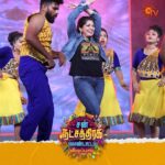 Papri Ghosh Instagram - Cute Pair 😍 Stills from Sun Natchathira Kondattam - Villupuram #SunTV #SunNatchathiraKondattam #SNKVillupuram #PandavarIllamOnSunTV