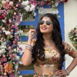 Papri Ghosh Instagram - Looking forward to new year! Enjoy tonight💃 Dress @zyr_designingstudio Jewelry @chennai_jazz #newyear #party #show #skirt #jewelry #actress #suntv #newyearshow #curlyhair #sunglasses