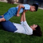 Paridhi Sharma Instagram - Happy moments ❤️ #baby #boy #maabeta #love #happiness