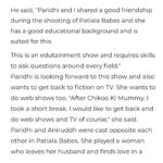 Paridhi Sharma Instagram – I am so happy to announce about my new venture as an anchor of the show “Siikho, bhavishya naye Bharat ka”
It’s an edutainment show, which I Co host with Anirudh Dave. Working with him was a wonderful experience, as always.
It was great to host the show together🌸

And finally इतनी पढ़ाई लिखाई जो life में की थी, वो काम आयी😀 
@aniruddh_dave @etimes @teamgolecha @sixsigmanetworks