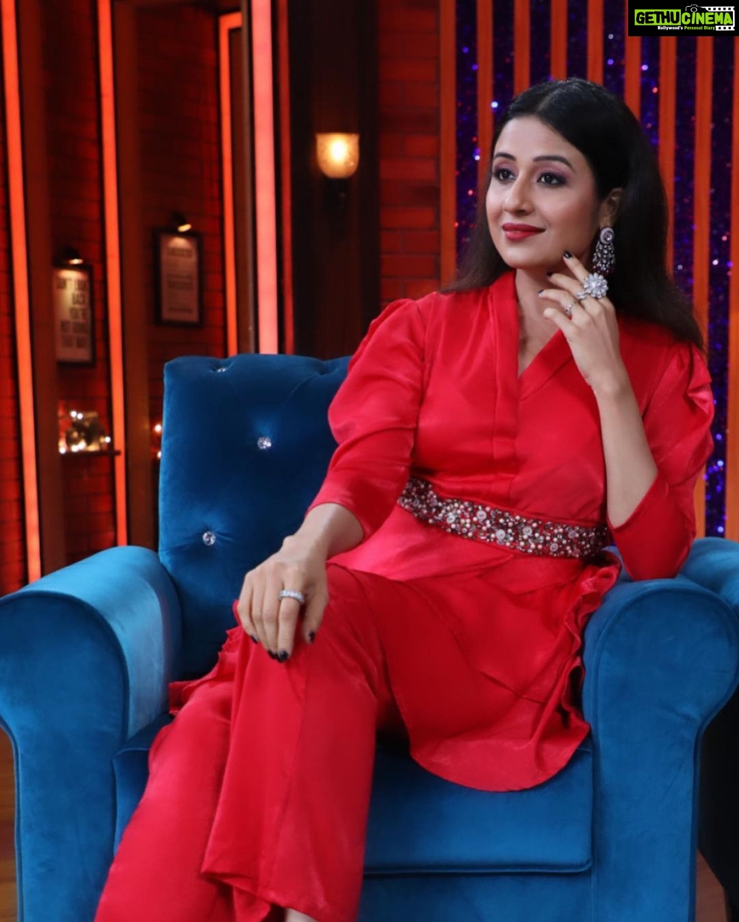 Paridhi Sharma Instagram - I want to feel my life while I'm in it.. #red #newlook #liveit #life #inthemoment #evolve Styled by - @stylebyriyajn Assisted by- @salonitandel_ Outfit- @japroseboutiqueofficial Jewellery- @shillpapuriidesignerjewellery Coordinated by- @sixsigmanetworks