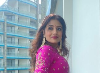 Paridhi Sharma Instagram - Do not judge me by my success, judge me by how many times I fell down and got back up again.. #lifequotes #wisdom #mindful #pink #indianlook #lehanga Styled by- @stylebyriyajn Outfit- @pariscreation7