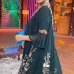 Paridhi Sharma Instagram - Whoever is happy will make others happy too... #green #outfit Stylist - @stylebyriyajn Styling Assistant - @salonitandel_ Outfit- @arhaworld Jewelry: @shagnaofficial × @mediatribein Coordinated by- @sixsigmanetworks