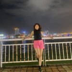 Paridhi Sharma Instagram – A mind that is stretched by a new experience can never go back to its old dimensions…
#lifebeyondthoughts #inthedawn #looking  #pink #black #justme #nature #vietnamdiary