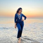 Paridhi Sharma Instagram - Look What I found, in the middle of the sea.. Myself😇 #sea #me #metime #nature #blue