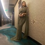 Paridhi Sharma Instagram - Every moment is a fresh beginning.. #saree #glamlook #trending #newlook Styled by- @stylebyriyajn Outfit- @chaashni.couture Vinpearl Resort & Golf Nam Hoi An