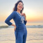 Paridhi Sharma Instagram - Look What I found, in the middle of the sea.. Myself😇 #sea #me #metime #nature #blue