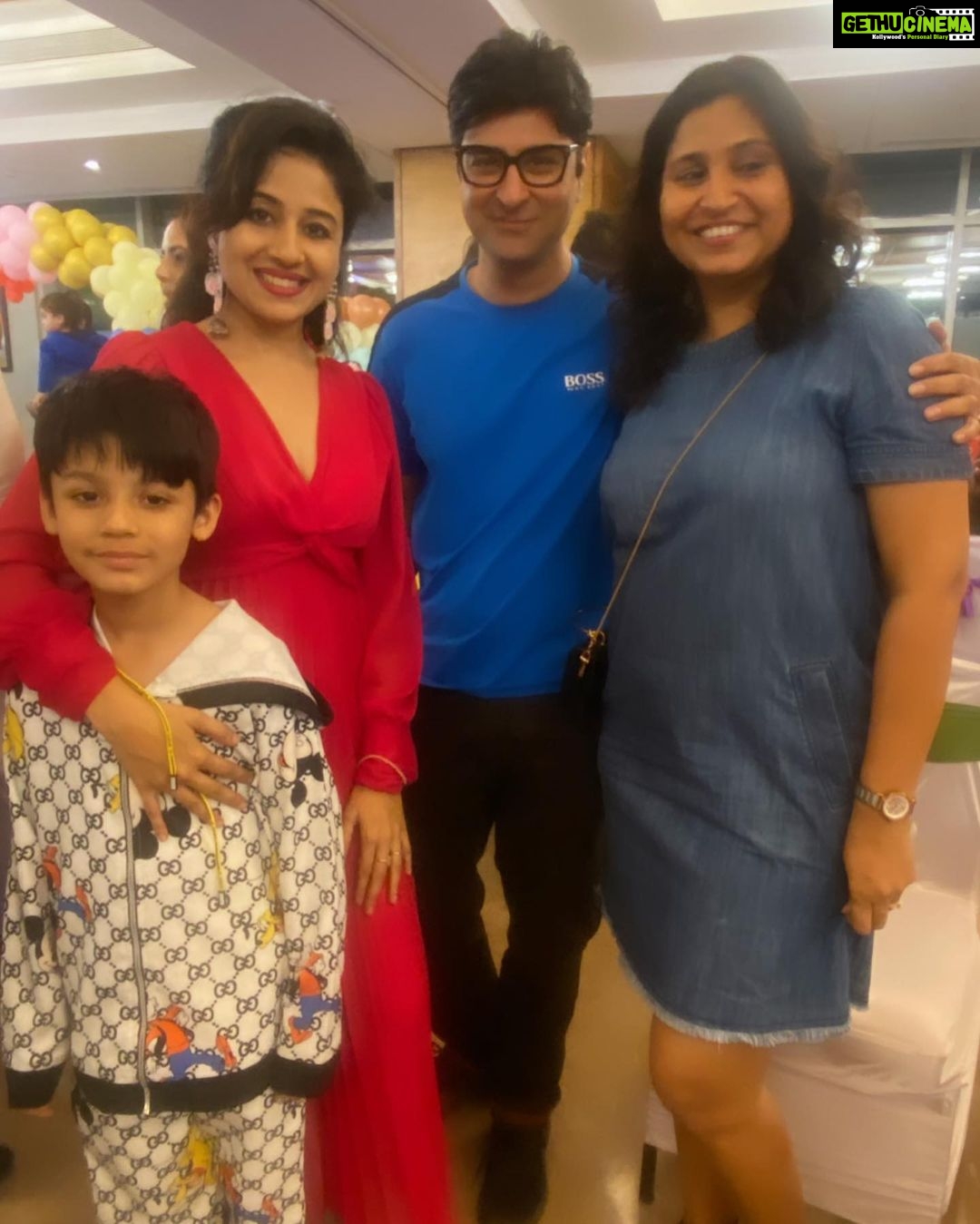 Paridhi Sharma Instagram - Once again happy birthday cutest @anishq2021 Happy time ❤️ #kishhu #ridharv #anishq #2years #baby #birthdaytime #funfoodmasti @aniruddh_dave @shubhiahuja @iam_ashu.sharma @silverbell.networks