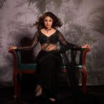 Paridhi Sharma Instagram - Strong women don’t have ‘attitudes’, we have standards.. #power #black #sari #feminine #strength #newlook #actress #paridhisharma Exclusively styled by @styedbymohitkapoor @kapoormohit888 Wearing @kazi.samira Photography @maanoj77 Hair & Makeup @beautybythebeastt Styling Asst @anitamallik3020 Footwear by @footfuel_ PR @teamgolecha