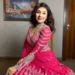 Paridhi Sharma Instagram - It's time to Glow 🌸 #lehanga #pink #glow #bridallook #indianlook #ethnicwear #instapic #actress Styledby- @stylebyrj Outfit: @labelarshisinghal Styling Assistant: @riyagarg3882