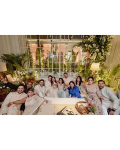Parineeti Chopra Instagram - When you know, you know. One breakfast together and I knew - I had met the one. The most wonderful man whose quiet strength would be calming, peaceful and inspiring. His support, humour, wit and friendship are pure joy. He is my home. Our engagement party was like living a dream - a dream unfurling beautifully amidst love, laughter, emotion and loads of dancing! As we hugged those we loved dearest and celebrated with them, emotions overflowed. As a little girl in awe of princess stories, I had imagined how my fairytale would begin. Now that it has, it is even better than I had imagined. 💕