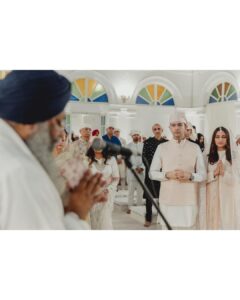 Parineeti Chopra Instagram - ARDAAS • Felt surreal to be blessed by the one and only, Jathedar of the Akal Takht Sahib, Singh Sahib Giani Harpreet Singh Ji. His sacred presence at our engagement meant everything to us. 🙏🏻