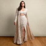 Parineeti Chopra Instagram - All colours should become ivory. 🤍 For @ritikamirchandani at the @lakmefashionwk 💫 #LFW #LakmeFashionWeek