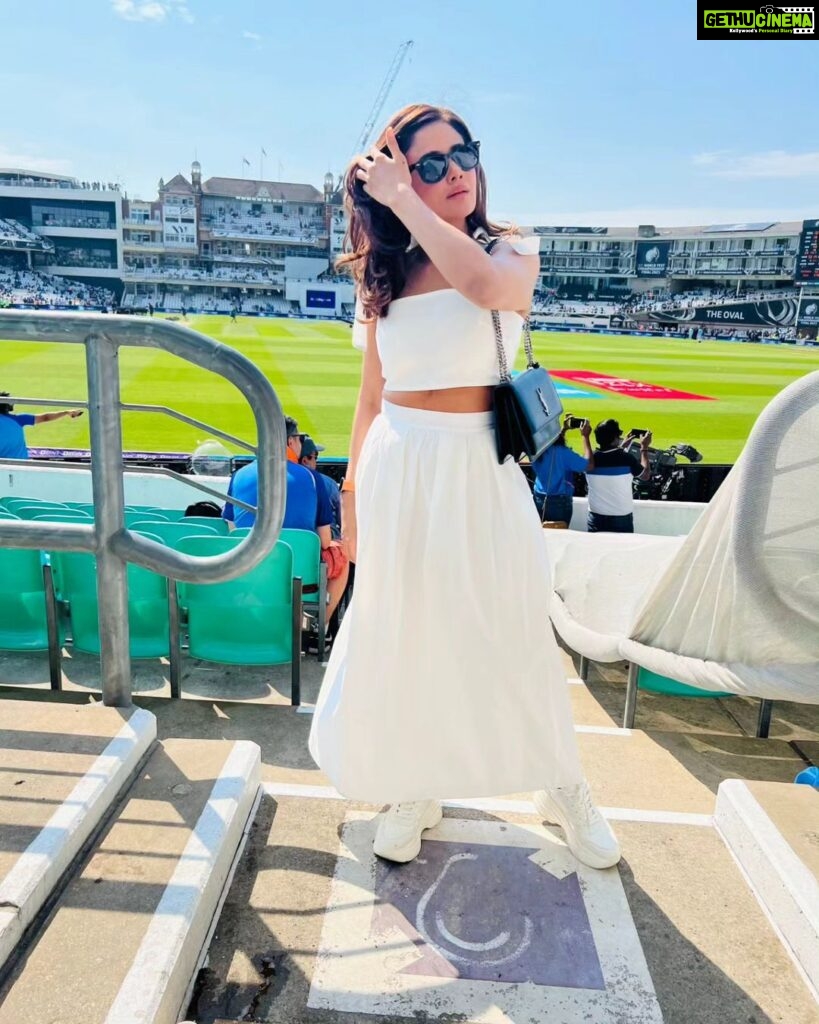 Parul Yadav Instagram - Invoking the Gods to power our boys!! END THE DROUGHT!! #INDvAUS #WTCFinal2023 #WTCFinal #WTC23 #TeamIndia The Oval Cricket Ground
