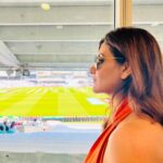 Parul Yadav Instagram – #IndVsAus #wtc23 #WTCFinal2023 🧡 Oval Cricket Ground