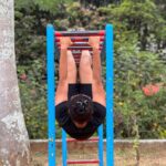 Parvathy Instagram - Hanging in there! @bheegaran thank you for always making sure there are plenty of laughs as you help me stay consistent with my workouts. You’re a good egg! 🐣