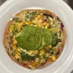 Parvathy Omanakuttan Instagram - Taco Pizza 🌮 +🍕 “People who don’t like Taco or Pizza are rare. When one can enjoy a bit of both, there is nothing to compare” - PO😜 This is our favorite mid-week meal. It keeps our spirits up through stressful work days. Get your knife and cutting board or even a vegetable slicer if you are not a pro, but try this recipe and let me know how it goes. Ingredients: - Home made roti of your choice (I am using spelt flour rotis with flax seeds and chia seeds) - Vegetables 1. Red Cabbage 2. Lettuce 3. Black beans soaked and boiled 4. Tomatoes (skinned and de seeded) 5. Capsicum (as many colours as you can get) 6. Organic sweet corn (*optionalif you can find some) 7. Scallion / Spring onions 8. Mint leaves 9. Coriander leaves 10. Salt 11. Pepper 12. Paprika powder 13. Pickled Olives & Jalapeño (*Also optional) 14. Fresh grated cheese ( Pepper Jack, Yellow cheddar , White Cheddar) 15. Avocado 🥑 - Crisp up the roti on a tava or in oven at 150 C for 15-20 mins until they are crisp - Thinly slice all vegetables (helps to speed up the cooking in the oven/ tava) - Top up all veggies (except avocado), herbs and cheese of the crisp roti - Bake in the oven until cheese starts to melt or place in a frying pan with the lid on to let the vegetables steam slightly and the cheese to melt - Place on the serving plate, sprinkle salt, pepper and paprika - Enjoy 😉 #instagram #love #vegetarian #food #foodie #health #healthyfood #plantbased #foodporn #instafood #healthy #foodphotography #homemade #foodblogger #foodstagram #yummy #healthylifestyle #vegetarianfood #vegetarianrecipes #delicious #veggie #organic #foodlover #vegetables #foodgasm #healthyeating #foodnetwork #culinary #cheflife #instagood Home sweet home
