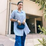 Pavitra Punia Instagram – Just a casual day 👖🥿👕👝 

Shirt @wearjiti 
Pr @oakpinionpr 
Bag @tumitravel (straight from my closet)
Slip on @zara (straight from my closet)

#pavitraapuniya #fashion #style #glam #casualstyle #ootd