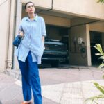 Pavitra Punia Instagram – Just a casual day 👖🥿👕👝 

Shirt @wearjiti 
Pr @oakpinionpr 
Bag @tumitravel (straight from my closet)
Slip on @zara (straight from my closet)

#pavitraapuniya #fashion #style #glam #casualstyle #ootd