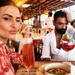 Pavitra Punia Instagram – It was a trip much needed ❤️
Let me elaborate the trip now 👇🏻

~Clicks no1 -i need tea ☕️, the first thing in morning so here we are having some chai time gupshup.Khansaab busy doing his work on📱phone.

~Click no2 – this one is from 🍱 breakfast @redthreadgoa . Where I wanted my #nomakeup picture and khansaab gave me some cool photography tips. 

~Click no3 – so this is what i could learn about “how to frame” technicalities from khansaab and I clicked and certainly couldn’t be a topper at learning the new skill 📸.PS – still a better click baby @eijazkhan 🥰

~Click no4 – this is the view and the feel that I was dying to gather #peace #rains #sea #breeze #love #us 

~Click no5 – certainly I couldn’t control eating 🍽️ whatever food 🍱I can and me bloated #hotairballoon🙆🏻‍♀️and khansaab looking 👀 chiseled as always “hah 😍”It was🏝️beach house 🏡 @redthreadgoa with in room plunge pool 🏊 with non stop pouring🌧️as you can see in the picture.I did not dare to take the dip in pool but khansaab did🏊‍♀️ 
Oh ya my new @gucci 🧣 scarf tuned into a sarong😎

~Click no6 – it’s a continuation picture of “what happened at the pool”. Before these clicks we were struggling to capture📸us non stop for 15 min and we failed due to the lovely weather. There comes an idea💡of “ call📞 someone from the reception”to click few memories 📝 of us🫶🏻

~Click no7 – been there done that but what haha a lot of baatein , yaadein, khana🍛🥘aur peena 🥂#thalassamorjim #thalassagoa 
A lot of laughter🤭and what a lovely weather. 

~Click no8 – we were roaming at #morjimbeach,clicking soooooo many pictures and making videos and running🏃and walking.It was going great 🥰 until our fans dropped by 🤝 and it turned out to be “hello sir , hello ma’am, hello eijaz bhai, hello hello hello 🧿 touchwood. 
Oh forget to mention… on the beach 🏝️ I was trying to gather 🐚 shells.

~Click no9 – breakfast 🥞 🍳 🧇 at @redthreadgoa on the arrival #dayone in goa. A little formal picture though 🤫 we act normal sometimes otherwise you know #crazy is our nickname 🤣

~Click no10 – 🧿🧿🧿🧿🧿🫶🏻🫶🏻🫶🏻🫶🏻❤️❤️❤️❤️🥰🥰🥰🥂🥂🥂🥂🥂
#eijazkhan #pavitrapunia #pavitraapuniya Goa India