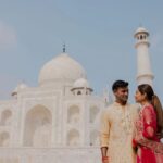 Payal Rohatgi Instagram – Happy Valentine’s day to all ❤️🤗
#valentines #gratitude #happiness 
#sangramsingh #payalrohatgi Taj Mahal, Agra.