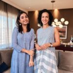 Prajakta Koli Instagram - Real Talk Everyday 🫶🏼 … What an honour it was to sit down and have a conversation with @anoushkashankarofficial .♥️ … Video coming up on the channel soon! … @onedigitalentertainment @dreamnhustlemedia @jashodamadhavji Mumbai, Maharashtra