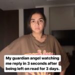 Prajakta Koli Instagram – My guardian angel needs therapy. I am fine.