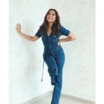Prajakta Koli Instagram - Tato Jawaani. 🔥 ….. Started shooting a really fun thing today! So grateful for new opportunities! 🫶🏼 … Makeup by @shrushti_birje_28 Hair by @mansimao @hairsprayandtheartist Styled by @aakrutisejpal 📷 by @roverdiaries_ … outfit - @ri.dg.ed Jewellery - @iblamebeads