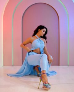 Priyanka Chahar Choudhary Instagram - Sitting Taller and brighter in this super gorgeous pair of heels by @tina_carideo_official
