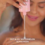 Priyanka Chahar Choudhary Instagram - The sunscreen I’ve been using & can’t get my hands off is the @dotandkey.skincare Watermelon cooling Sunscreen ✨ Infused with Watermelon to fight dullness, treat uneven skin tone & correct uneven skin texture. It’s the best hands-on sunscreen with SPF 50 PA+++ and gives a dewy finish without any white cast!! Check out their website for more amazing products. Use my code PCC15 for additional love 💝 #ad Location: @theresortmumbai