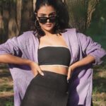 Priyanka Chahar Choudhary Instagram - 💜💜💜 📷-@deepikasdeepclicks Makeup - @makeupbysanjeetmaan Team - @insyncdigitals