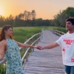 Priyanka Chahar Choudhary Instagram - Ye haseen waadiyaan, ye khula asmaan aur waha hum dono, ek reel toh Banti hai ☺️ Hai na!! 😋