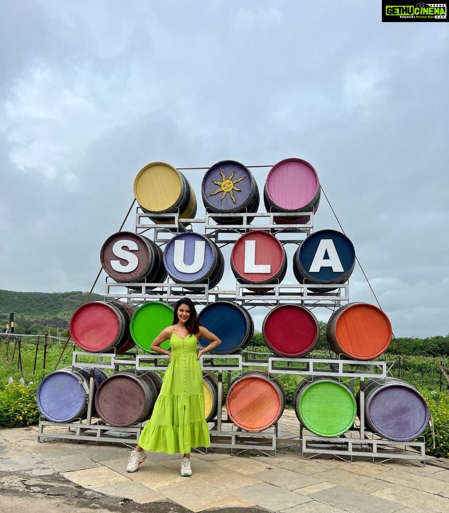 Priyanka Chahar Choudhary Instagram - #WeekendPhotoDump 🌄🍷✨ Extending my heartfelt gratitude to @sula_vineyards for their exceptional hospitality! ✨ My time here with my family has been nothing short of amazing, and full of happy moments! Thank you 🫶🏼
