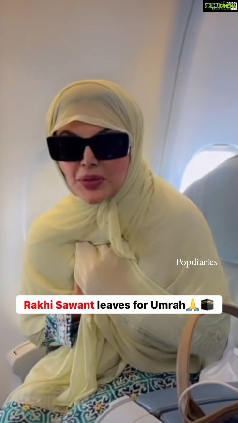 Rakhi Sawant Instagram - Rakhi Sawant is visiting Mecca to perform Umrah, days after being in the headlines for her feud with ex-husband Adil Khan Durrani and best friend Rajshree More🙏 . . . . #rakhisawant #mecca #umrah #adilkhan #umrah2023 #bollywood #popdiaries