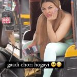 Rakhi Sawant Instagram - Driver ne chori kar li @rakhisawant2511 ki gaadi 😳 #bollywood #rakhisawant #dramaqueen