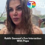 Rakhi Sawant Instagram - @rakhisawant2511 breaks eggs on her face as she gets papped in the city today! #tellytalkindia #telly #tellyworld #tellywood #tellypapz #rakhisawant