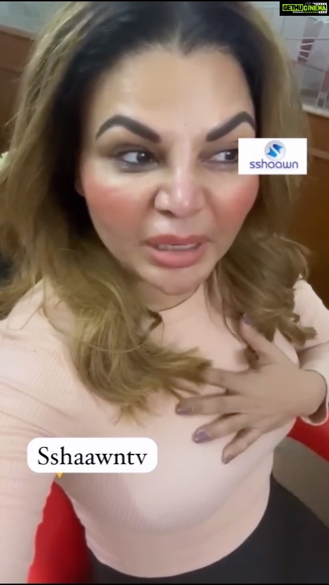 Rakhi Sawant Instagram - Rakhi Sawant can become get pregnant as per well know Gynaecologist Mrs Veena Shinde .. replying to allegations of Adil Durani where he claimed that @rakhisawant2511 can’t become pregnant. #sshaawntv