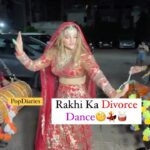 Rakhi Sawant Instagram - Entertainment Queen Rakhi Sawant is getting divorced from #adilkhan soon! Here’s how she is celebrating her separation by dancing on dhol beats!🥁💃 . . . . #rakhisawant #rakhi #divorce #adilkhandurrani #bollywoodnews #divorceparty #bollywood #popdiaries