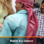 Rakhi Sawant Instagram - #RakhiSawant Dances With A Worker 🤗