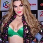 Rakhi Sawant Instagram - @rakhisawant2511 in her super hot Look !! 🔥 💚 . . Follow for more updates @filmymantramedia . . #rakhisawant #filmymantra Mumbai, Maharashtra