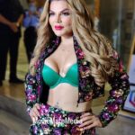 Rakhi Sawant Instagram - Rakhi Sawant Spotted At Golden Girls Award Show . . . #rakhisawant #actress #bollywood #hottie #entertainer #goldengirls #goldengirlawards #moviematemedia #dhananjayfilmy #khulahaimerapinjara