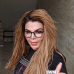 Rakhi Sawant Instagram - Rakhi Sawant spotted outside Gym Follow Us on @iwmbuzz #RakhiSawant