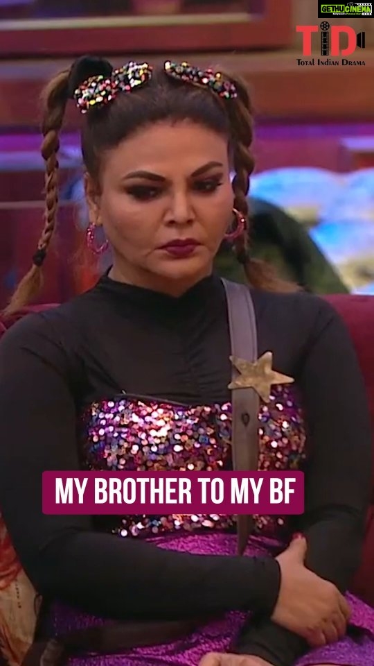 Rakhi Sawant Instagram - My brother's the best! . . . . . . . . . . . . . . . . . . #totalindiandrama #tid #rakhisawant #rakhi #brotherslove #brothers #salmankhan #bollywood Mumbai, Maharashtra
