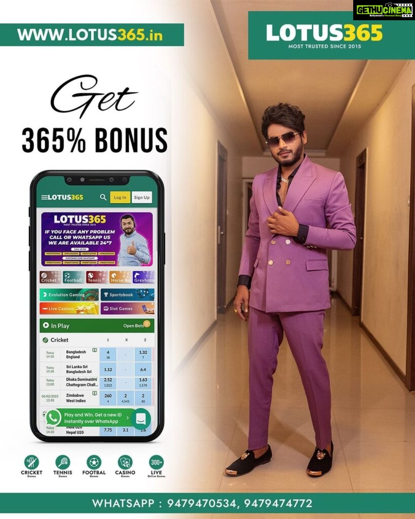 Rakshan Instagram - This IPL Gear up with @Lotus365world 🏏, Now don't just watch cricket, Play it! 🤑Join us now by registering on www.lotus365.in 🏆Win and show the World what you’re made of! 🤑Earn Amazing cash prizes by supporting your favourite teams with amazing live prediction 😎 and cashout features only on Lotus365 🤑 Open Your Account instantly, just msg Or Call On Numbers given below- Whatsapp - +9194777 77302 +9193434 29343 +9193432 41313 Call On - +91 8297930000 +91 8297320000 +91 81429 20000 +91 95058 60000 Disclaimer- These games are addictive and for Adults (18+) only. Play Responsibly.