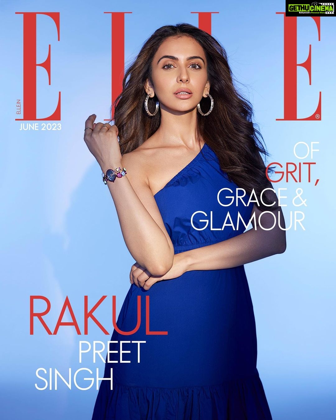 Rakul Preet Singh Instagram - Summer cover 💙💙 @elleindia