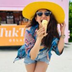 Rakul Preet Singh Instagram – Ice cream you scream 😜💙