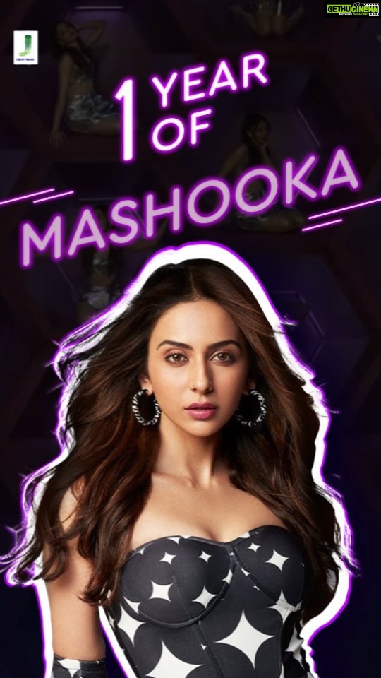 Rakul Preet Singh Instagram - 365 days to forever! ♾️ Celebrating 1 year of the big Mashooka energy with the iconic @rakulpreet 🫶✨ @jackkybhagnani @jjustmusicofficial @tanishk_bagchi @aseeskaurmusic @adityaiyengarmusic @devnegilive @officialviruss @ullumanati #RamajogayaaSastry @madhankarky @charit24 @dimplekotecha @adilafsarz @nmadhusudan @l_sneha @bkt_tires #JjustMusicOfficial #JjustMusic #Mashooka #1YearAnniversary #Anniversary #RakulPreet #DevNegi #AseesKaur #AdiyaIyengar #TanishkBagchi