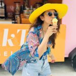 Rakul Preet Singh Instagram – Ice cream you scream 😜💙