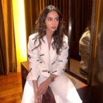 Rakul Preet Singh Instagram - 🤍🖤🤍 When you can’t caption it use hearts 😁 Outfit @cilvrstudio Earrings @prerto Heels @aldo_shoes Styled by @anshikaav Hair @shivani.shettyehmua Makeup @shaylinayak